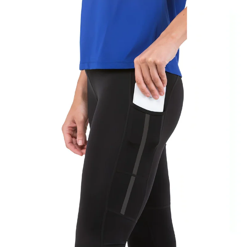 Ronhill Tech Revive Womens 3/4 Capri Running Tights - Black