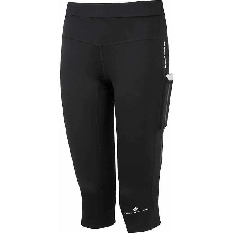 Ronhill Tech Revive Womens 3/4 Capri Running Tights - Black