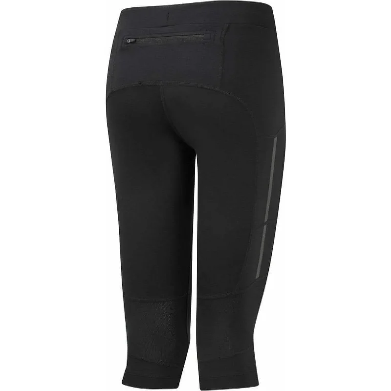 Ronhill Tech Revive Womens 3/4 Capri Running Tights - Black