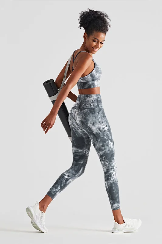 Tie Dyed Bra & Legging Activewear Sets