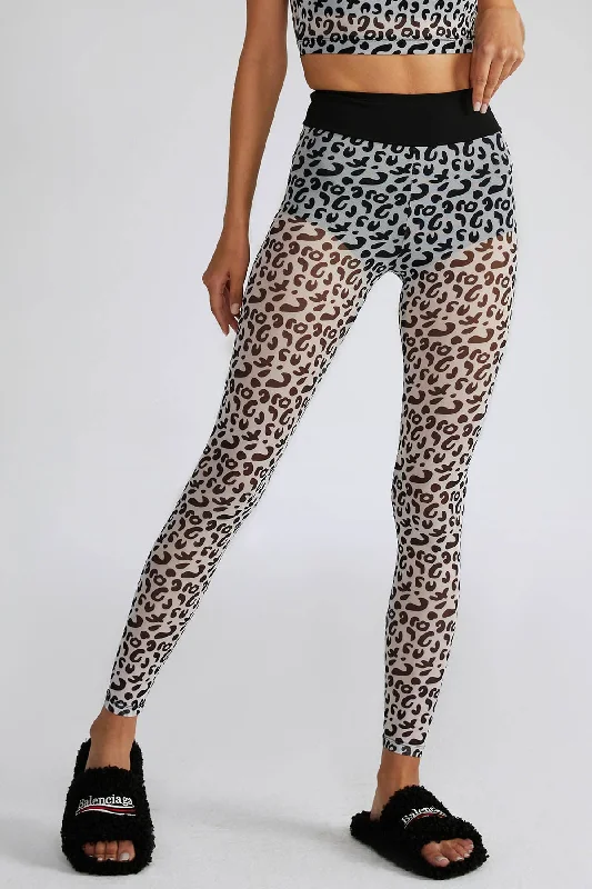 Leopard Black Mesh / XS