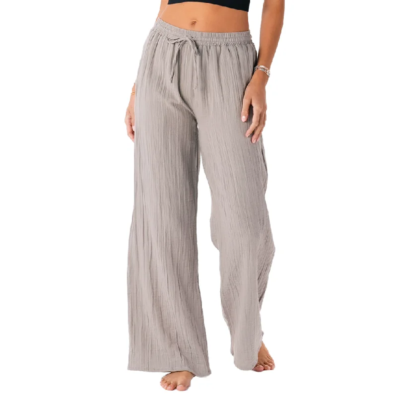 Stone Cotton Cabana Pants