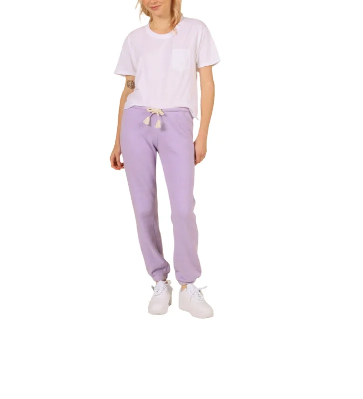 Vintage Havana/Ocean Drive Burnout Fleece Jogger OD1499 Surf Lavender