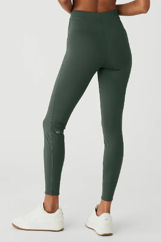 High-Waist Thrill Seeker Legging - Dark Cactus