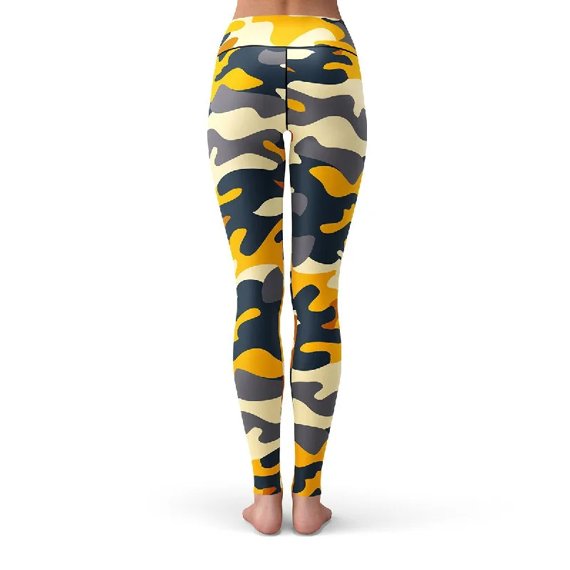 Yellow Camo Leggings