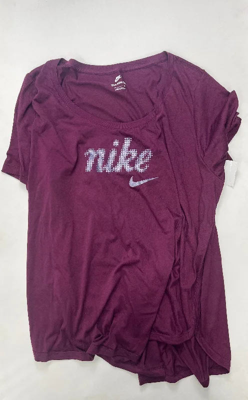 Athletic Top Short Sleeve By Nike Apparel  Size: 2x