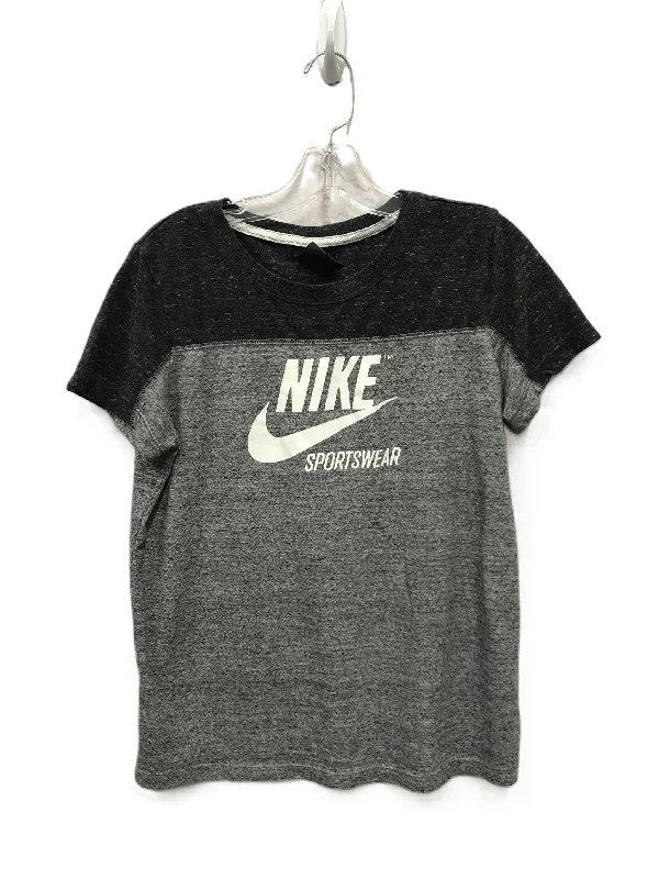 Athletic Top Short Sleeve By Nike Apparel  Size: L