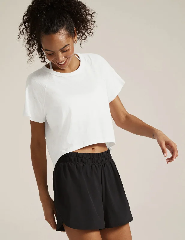 Beyond Yoga High Low Cropped Tee