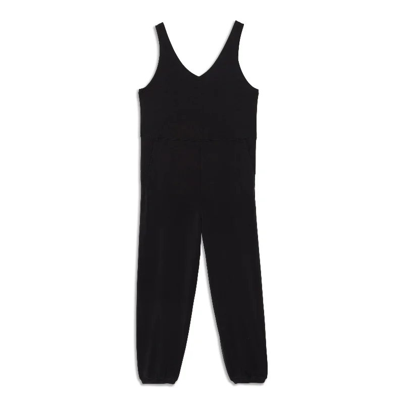 Ease of it All V-Neck Jumpsuit