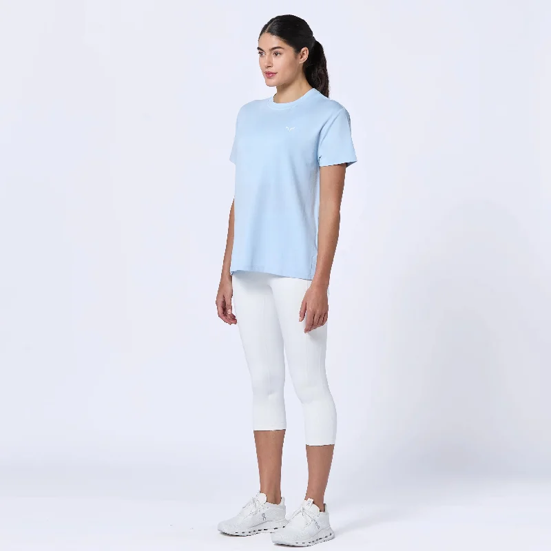 Essential Longline Oversized Tee - Skyway