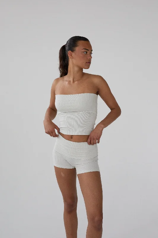 Rib Tupe Top - Vanilla