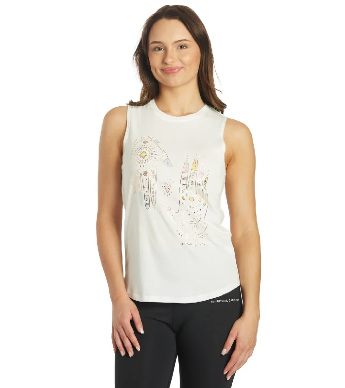 Spiritual Gangster Hands Muscle Tank Stone