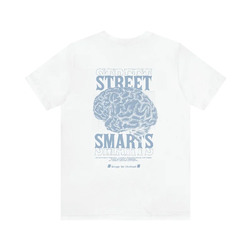 Street Smarts Jersey Short Sleeve Tee baby blue