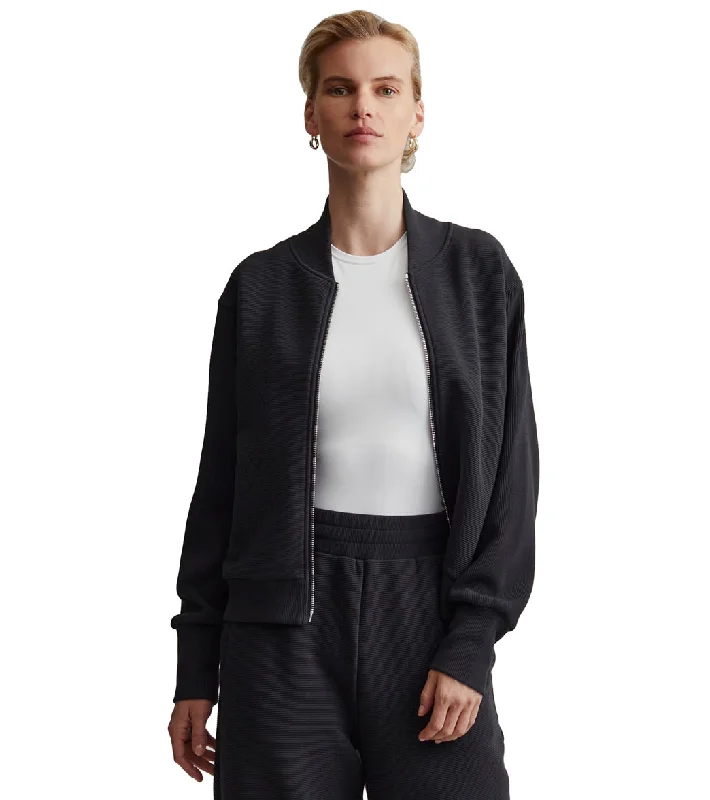 Varley Alia Zip Sweat Black