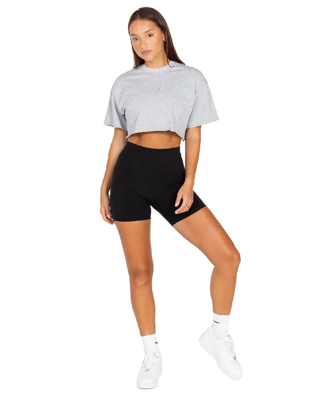 Women's Classic Cropped Tee - Grey